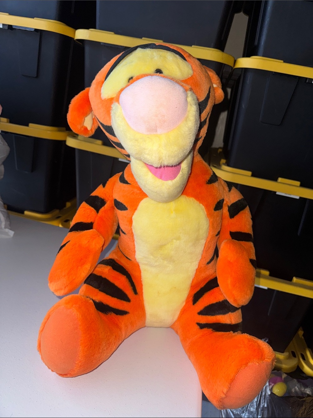 Disney Tigger Plush - Orange, Yellow, Black